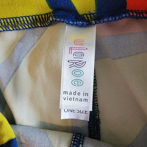 LuLaRoe Leggins. One Size. Geometric Print. - Picture 2 of 9